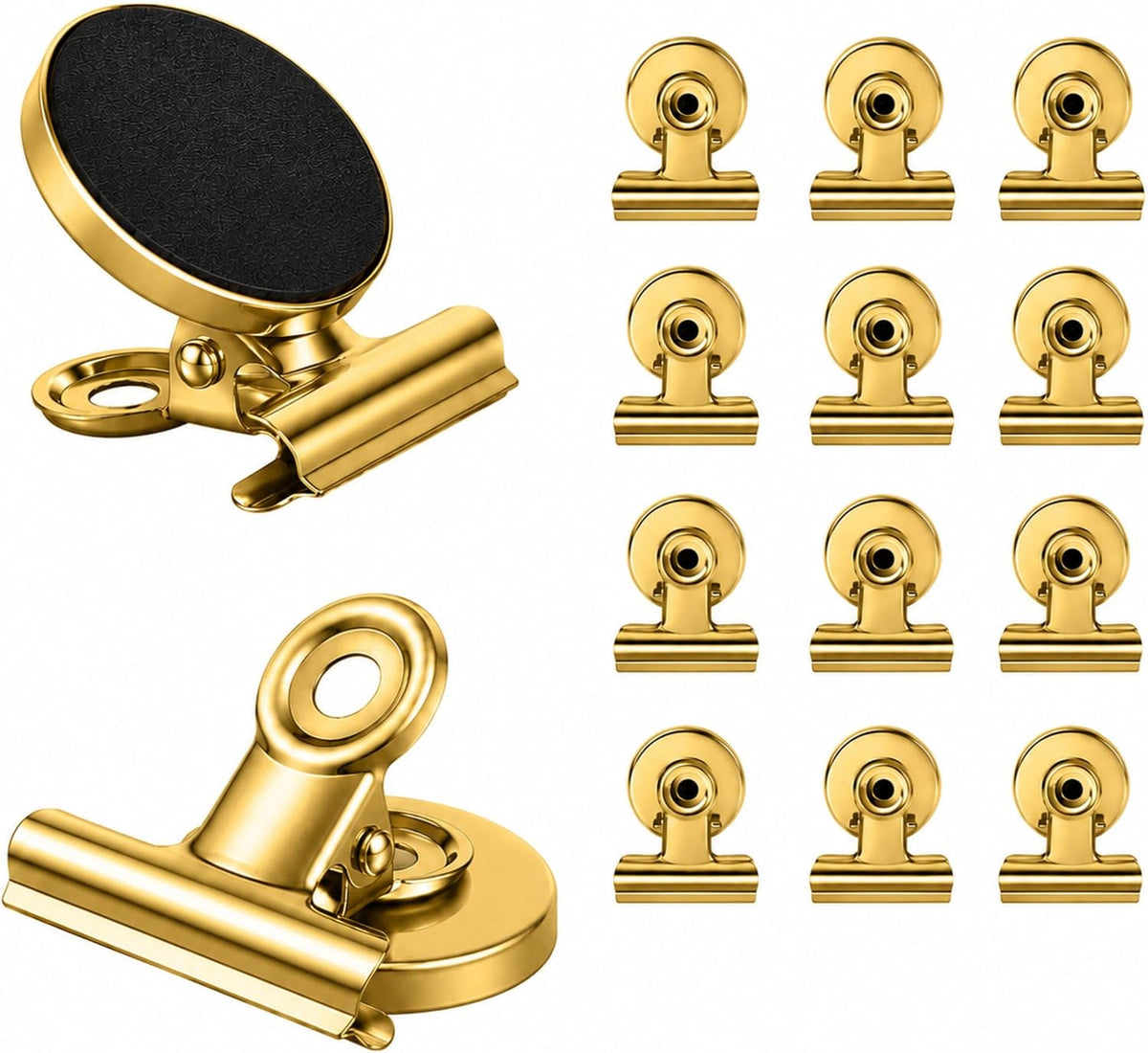 Ortiva 20 Pack Heavy Duty Magnetic Clips for Refrigerator and Whiteboard, Strong Magnets