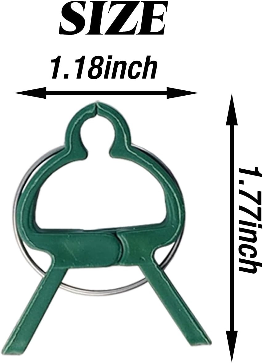 Rovora 1200PCS Plant Support Clips, Gentle Flower Plant Clips for Climbing Plants