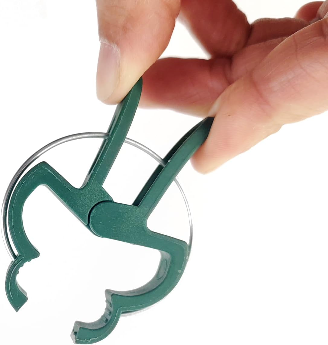Oxmora 100PCS Plant Clips Garden Clips for Tomato Cage, Plant Support Clips for Vines