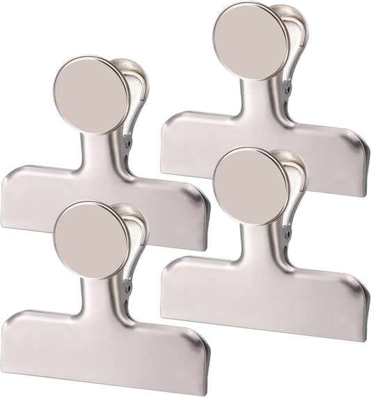Exelra Extra Strong Magnetic Clips for Refrigerator, Heavy Duty Fridge Magnets, Classroom