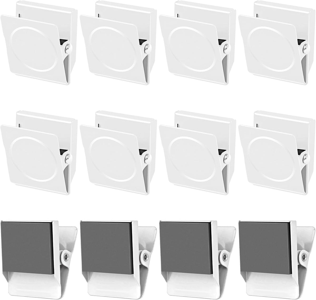 Ortiva 6 Pack Magnetic Clips for Refrigerator, Fridge Magnet Clips, 1.2 Inch, Strong Hold