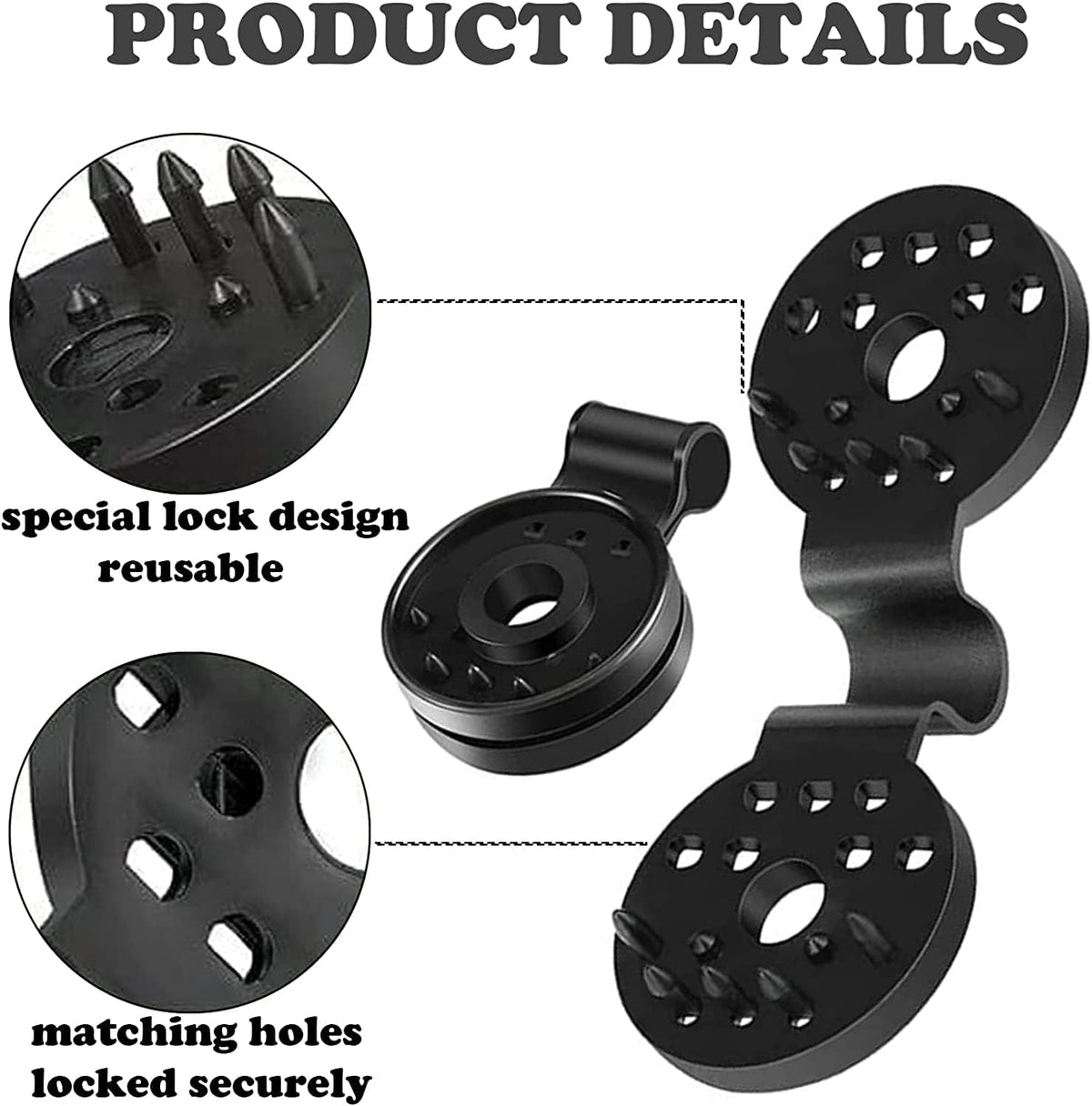 Shadex 60PCS Shade Cloth Clips, Heavy Duty Lock Grip Plastic Clips for Sun Shade Net