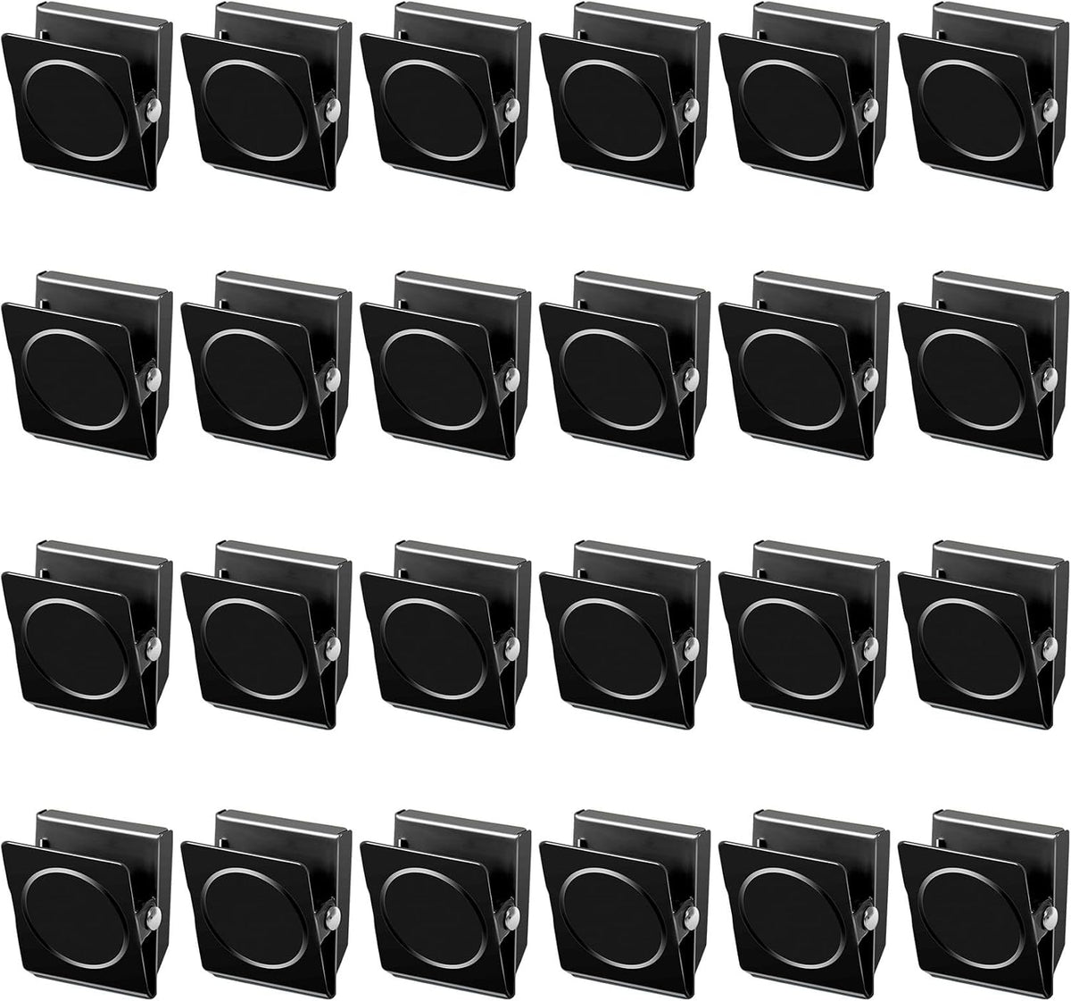 Ortiva 6 Pack Magnetic Clips for Refrigerator, Fridge Magnet Clips, 1.2 Inch, Strong Hold