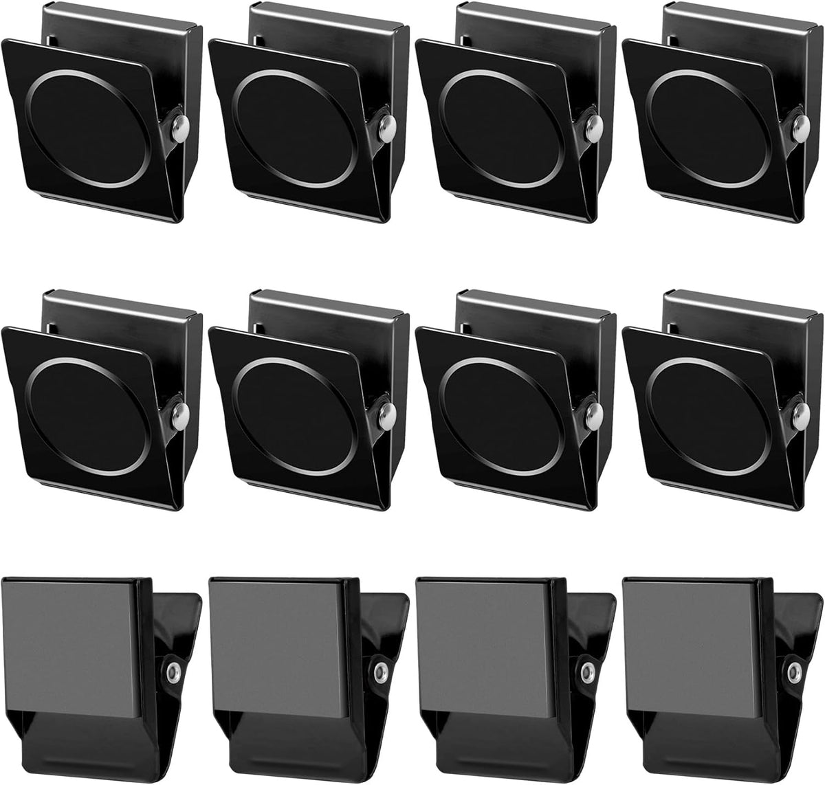 Ortiva 6 Pack Magnetic Clips for Refrigerator, Fridge Magnet Clips, 1.2 Inch, Strong Hold