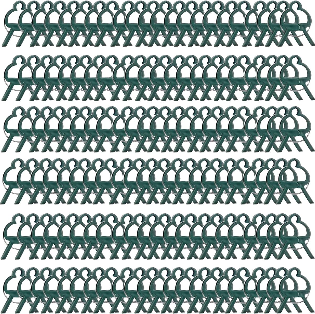 Oxmora 100PCS Plant Clips Garden Clips for Tomato Cage, Plant Support Clips for Vines