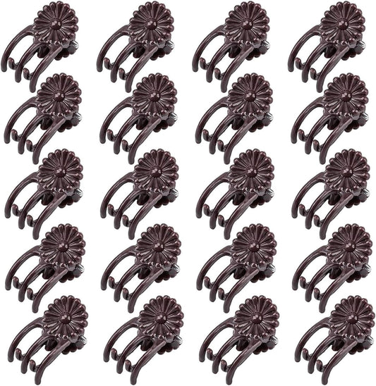 Plantora Support Clips Reusable Garden Clips, 100 Pcs Medium Plant Support Clips for Stems