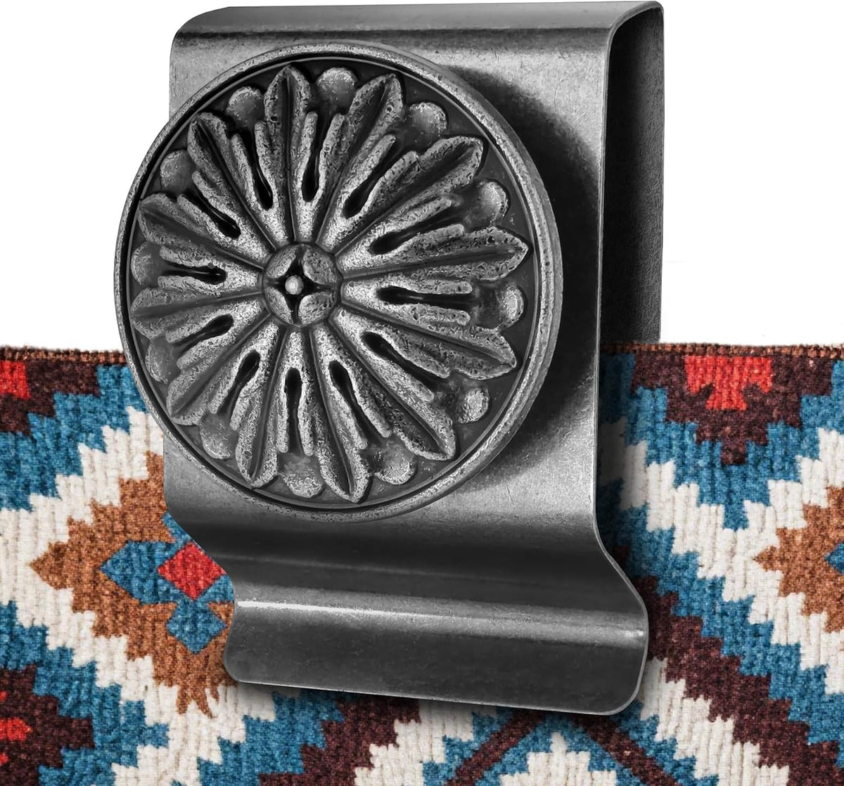 Larivo Large Tapestry Hangers & Wall Clips, 4 Pack Heavy Duty Clips for Quilt and Rug